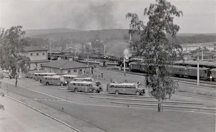 1942 Ludvika station, obs: Gengasaggregaten